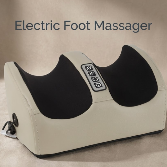 Electric Foot Massager with Heat, Kneading & Vibration Therapy