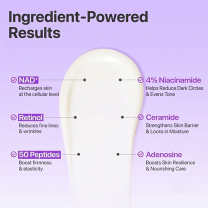 Numbuzin No.9 NAD+ Retinol Volumetox Eye Cream