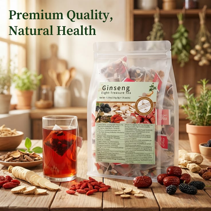Ginseng Five Treasure Herbal Tea