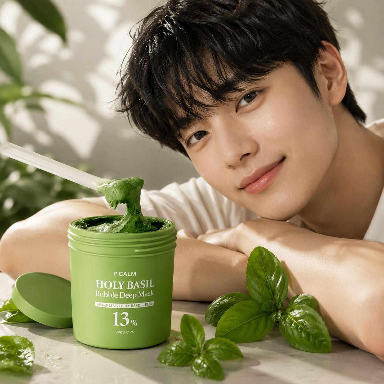 Holy Basil Bubble Deep Mask