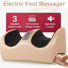 Electric Foot Massager with Heat, Kneading & Vibration Therapy