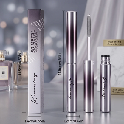 Premium 5D Metal Mascara Cream – Long, Dense & Waterproof Eyelash Formula