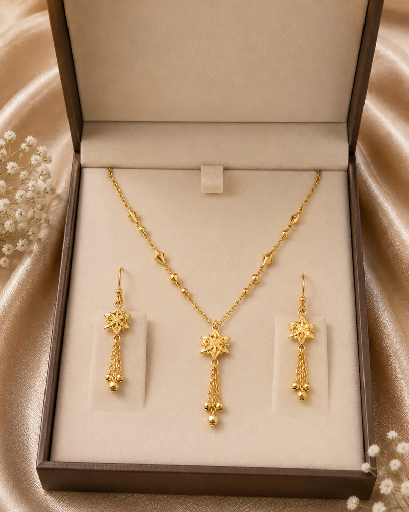 Star Tassel Necklace Set