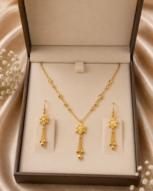 Star Tassel Necklace Set